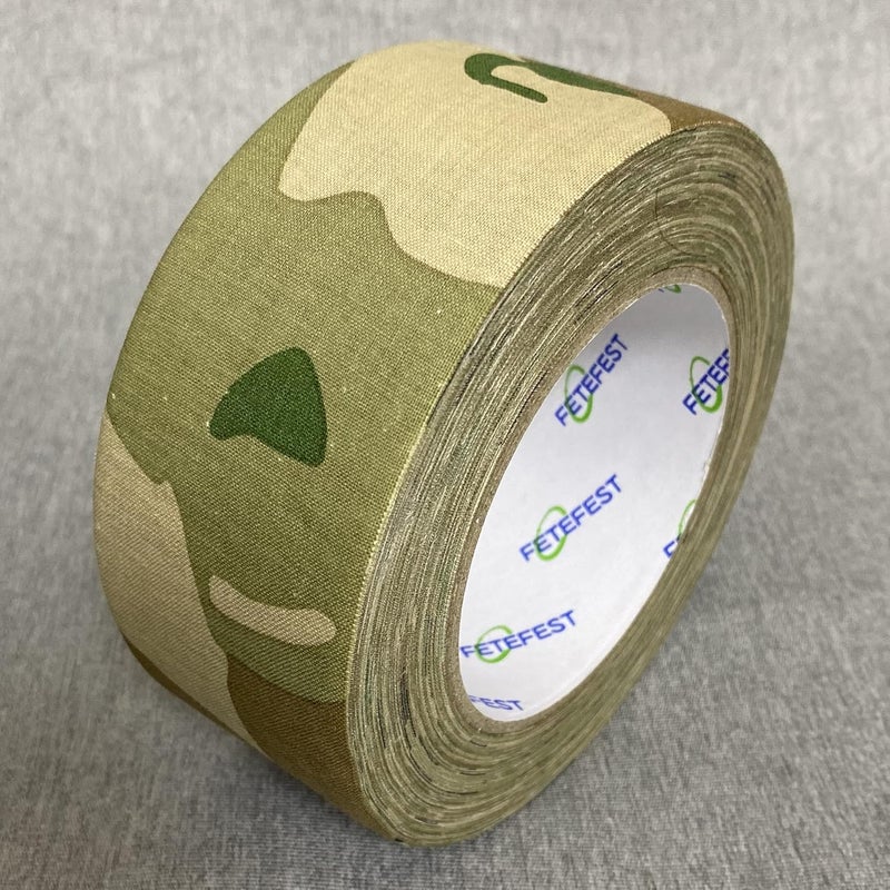 Fetefest Camo Tape Camouflage Tape No Residue, Non-Reflective 2" by 30Yard with Various Camo Patents - Image 1